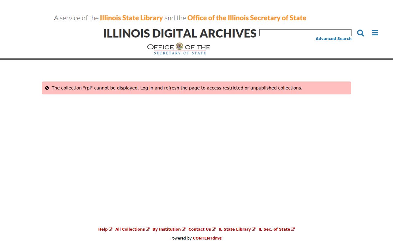 Illinois Digital Archives Roselle local history collection