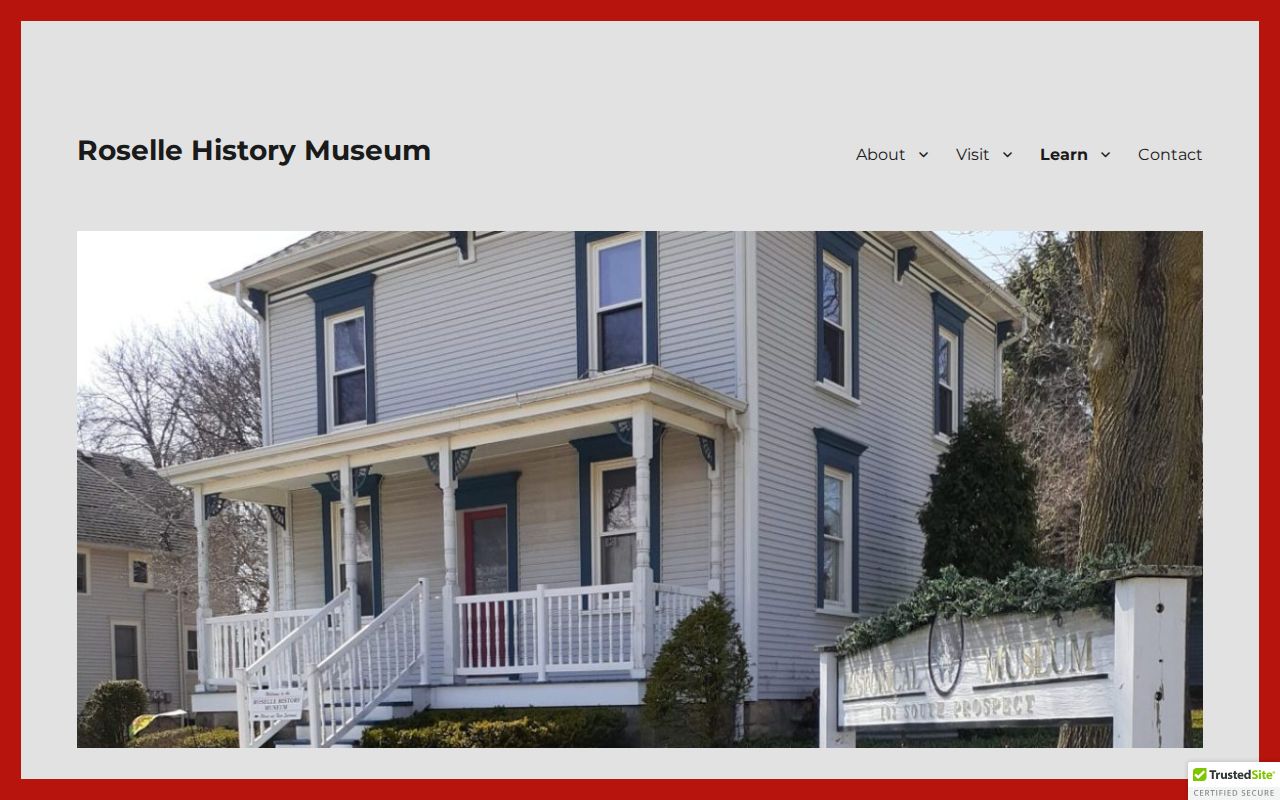 Roselle History Museum genealogy and obituary resources