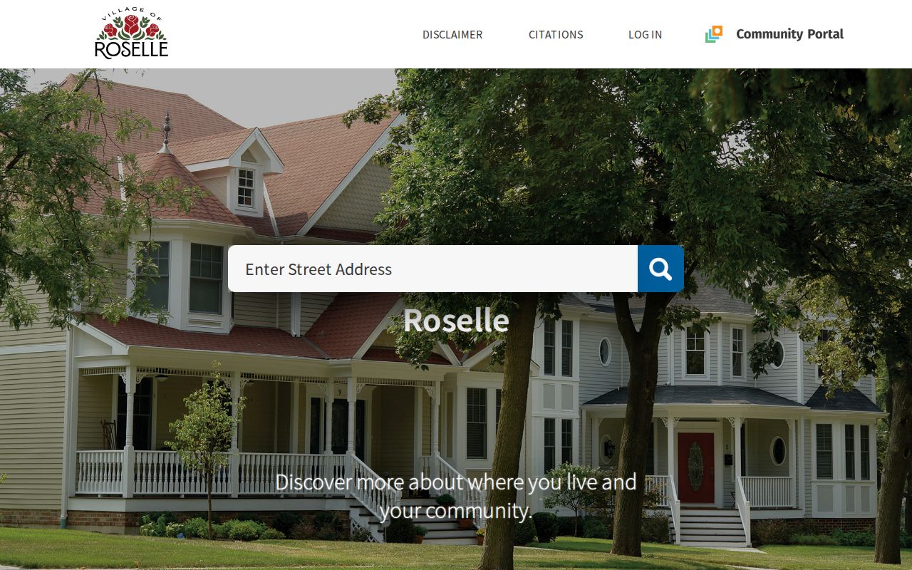 Roselle residents directory Community Portal address search