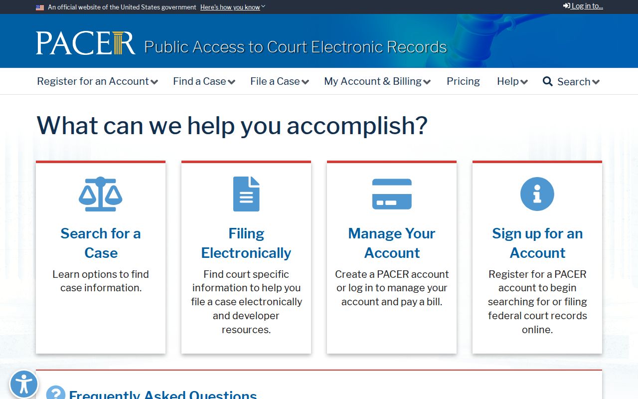 Roselle resident lookup federal court records